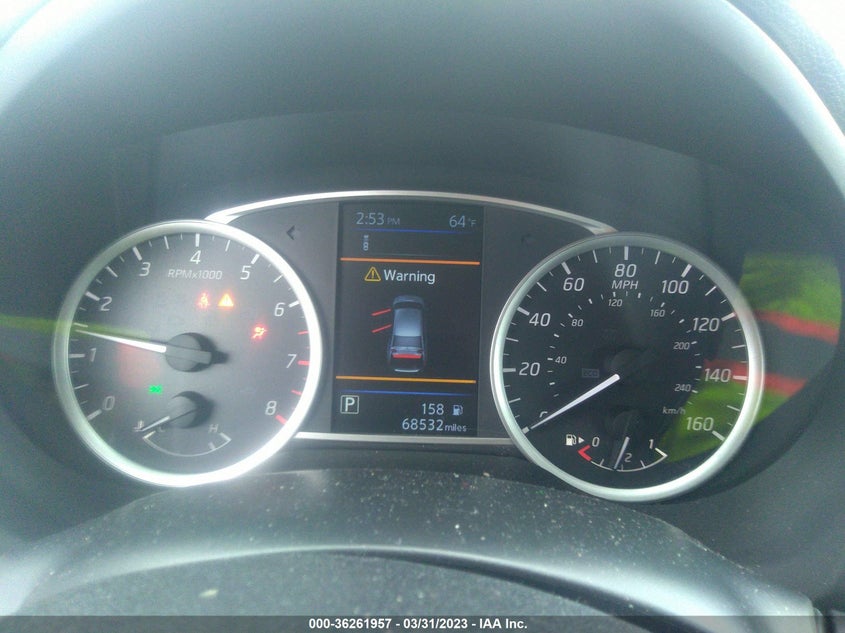 VIN 3N1AB7APXKY413459 2019 NISSAN SENTRA SV