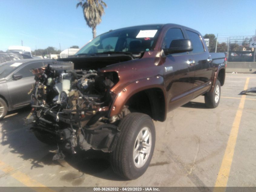 2016 TOYOTA TUNDRA 4WD TRUCK PLATINUM/1794 - 5TFAW5F17GX494469