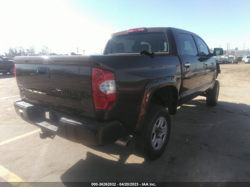 2016 TOYOTA TUNDRA 4WD TRUCK PLATINUM/1794 - 5TFAW5F17GX494469