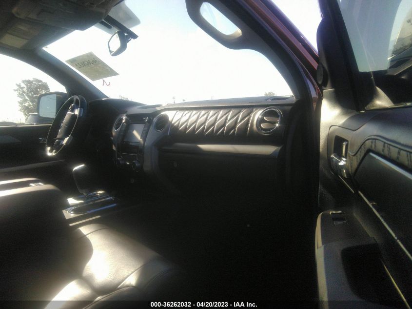 2016 TOYOTA TUNDRA 4WD TRUCK PLATINUM/1794 - 5TFAW5F17GX494469