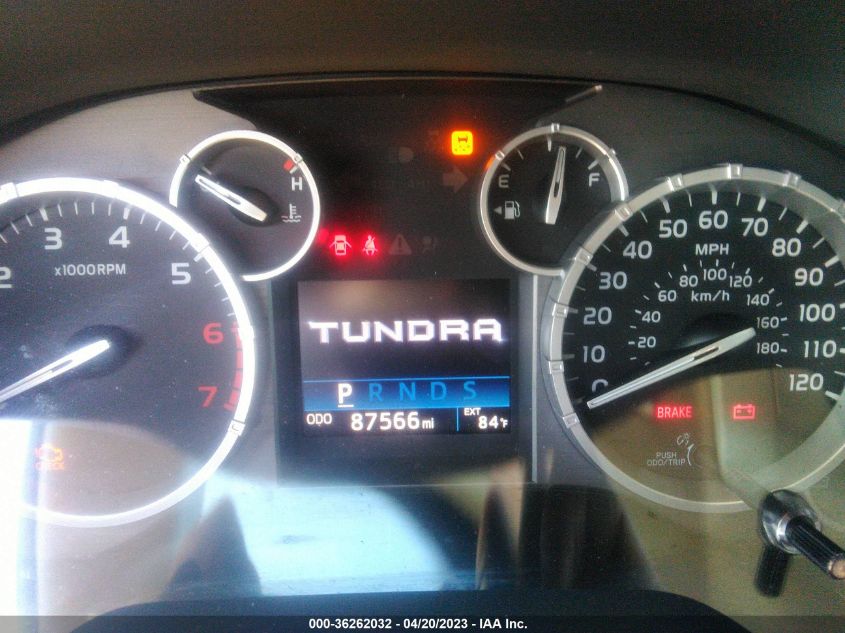 2016 TOYOTA TUNDRA 4WD TRUCK PLATINUM/1794 - 5TFAW5F17GX494469
