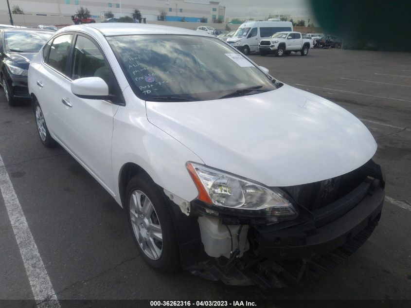 2015 NISSAN SENTRA S - 3N1AB7AP5FY362829