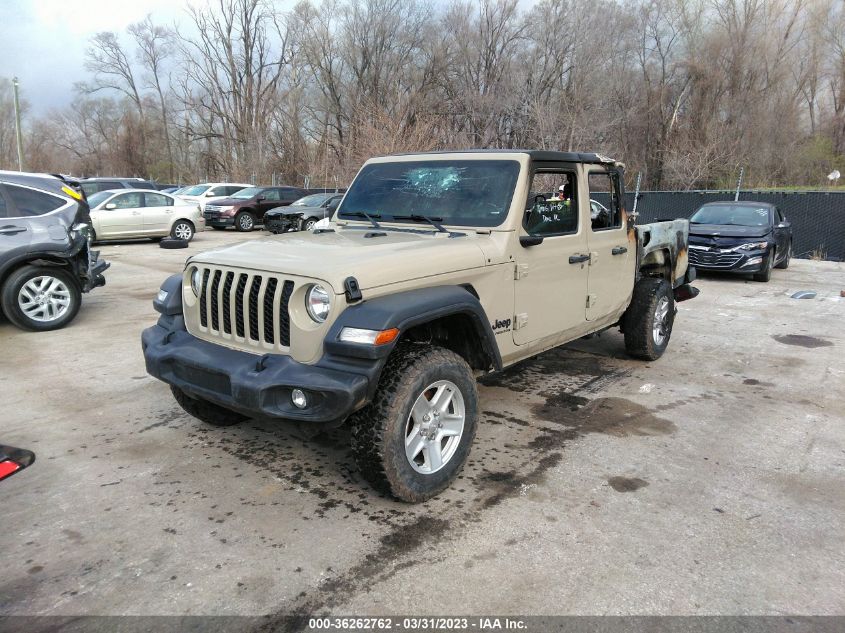 2020 JEEP GLADIATOR SPORT S - 1C6HJTAG2LL161196