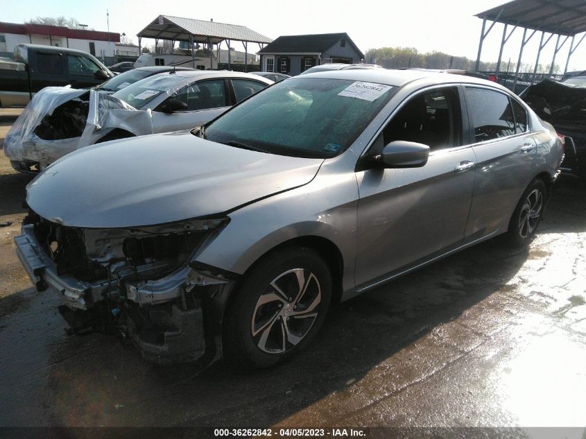 2017 HONDA ACCORD SEDAN LX - 1HGCR2F36HA252276