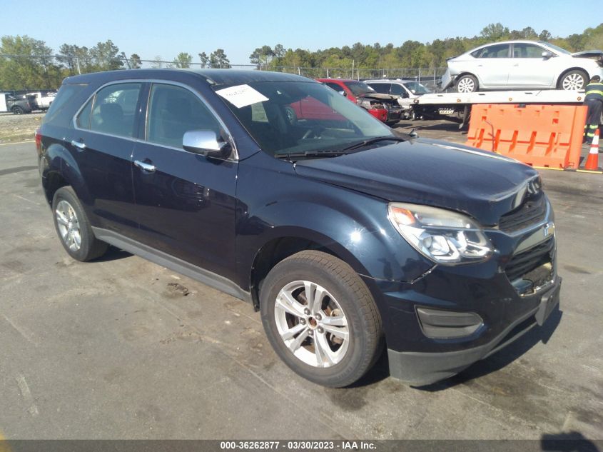 2017 CHEVROLET EQUINOX LS - 2GNALBEK1H1509118