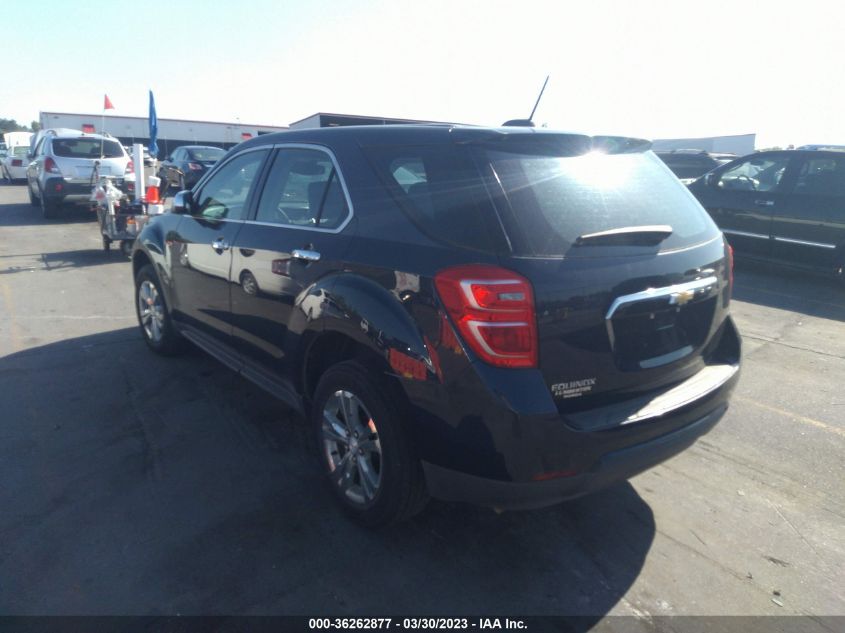 2017 CHEVROLET EQUINOX LS - 2GNALBEK1H1509118