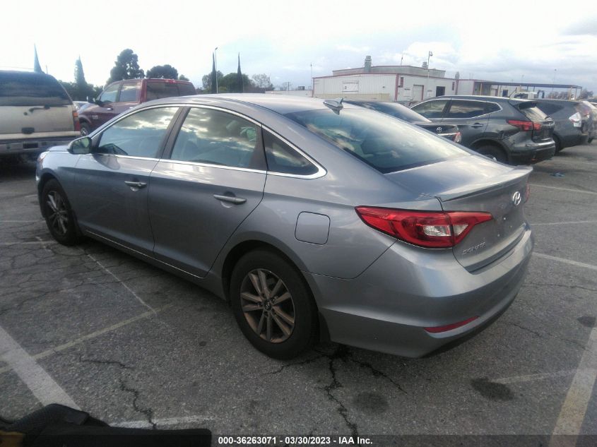 2015 HYUNDAI SONATA 2.4L SE - 5NPE24AF4FH218030