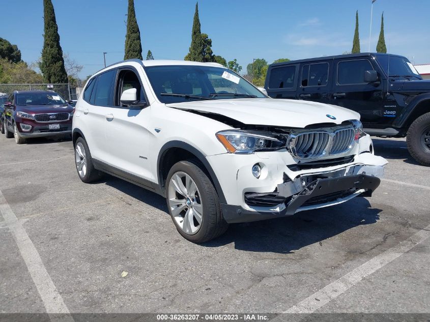 2015 BMW X3 XDRIVE28I - 5UXWX9C5XF0D49520