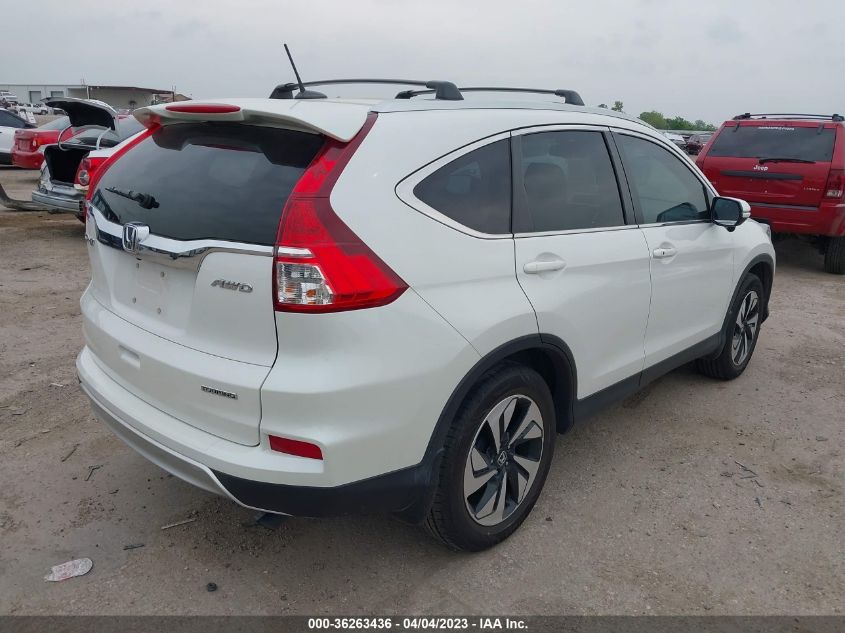 2015 HONDA CR-V TOURING - 5J6RM4H90FL073487