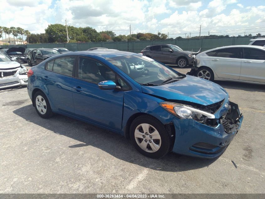 2015 KIA FORTE LX - KNAFX4A6XF5285380
