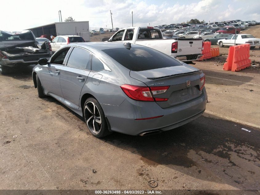 2021 HONDA ACCORD SEDAN SPORT - 1HGCV1F35MA006027