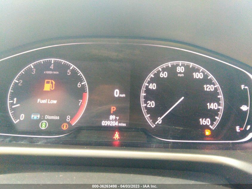 2021 HONDA ACCORD SEDAN SPORT - 1HGCV1F35MA006027