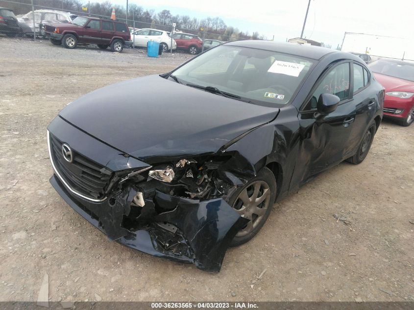 2015 MAZDA MAZDA3 I SPORT - JM1BM1U71F1264387
