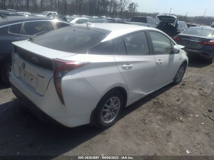 2016 TOYOTA PRIUS - JTDKBRFU8G3010530