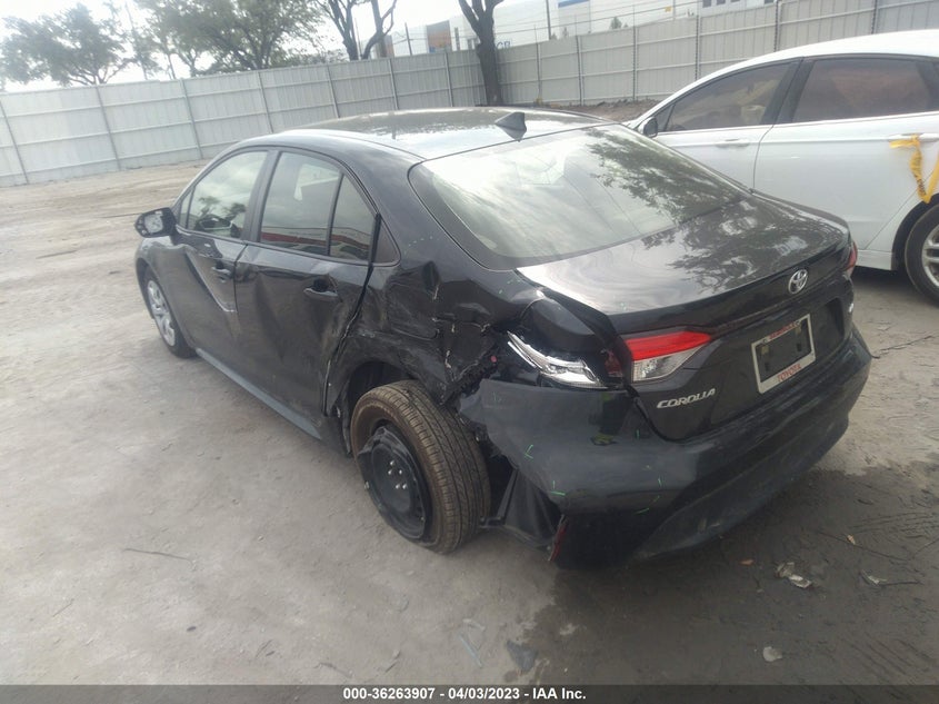VIN JTDEPMAE4NJ216891 2022 TOYOTA COROLLA LE