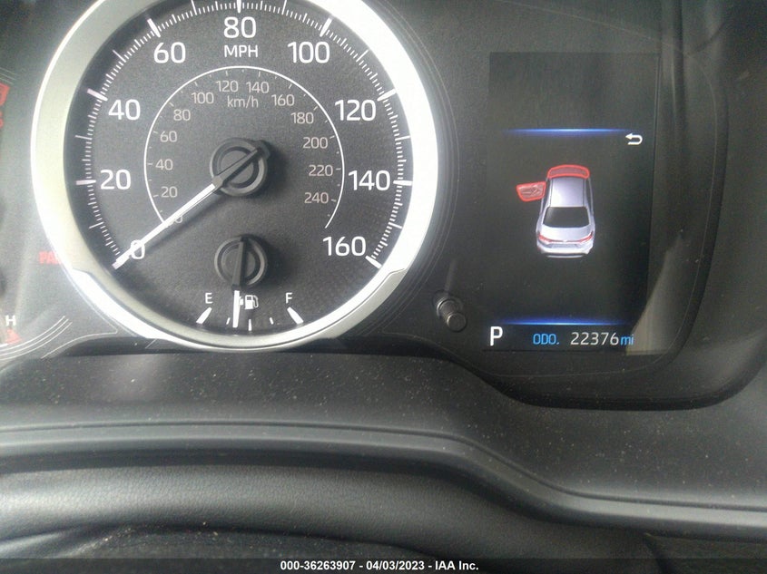 VIN JTDEPMAE4NJ216891 2022 TOYOTA COROLLA LE