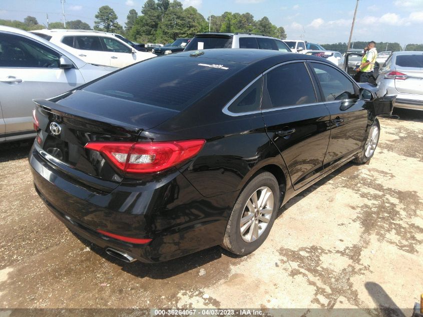 2015 HYUNDAI SONATA 2.4L SE - 5NPE24AF4FH004915