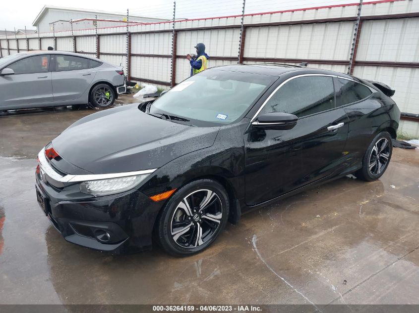 2016 HONDA CIVIC COUPE TOURING - 2HGFC3B9XGH357014