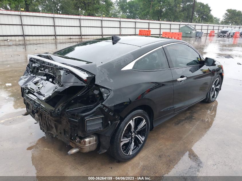 2016 HONDA CIVIC COUPE TOURING - 2HGFC3B9XGH357014
