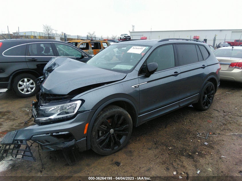 VIN 3VV2B7AX2MM042598 2021 VOLKSWAGEN TIGUAN SE/SE R-LINE BLACK/SEL