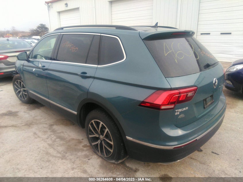 VIN 3VV2B7AX2MM108857 2021 VOLKSWAGEN TIGUAN SE/SE R-LINE BLACK/SEL
