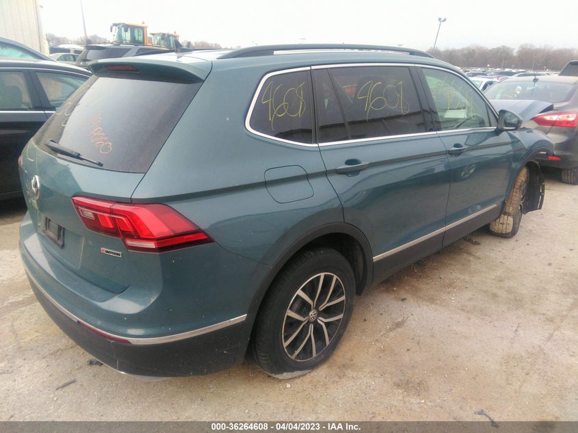 VIN 3VV2B7AX2MM108857 2021 VOLKSWAGEN TIGUAN SE/SE R-LINE BLACK/SEL