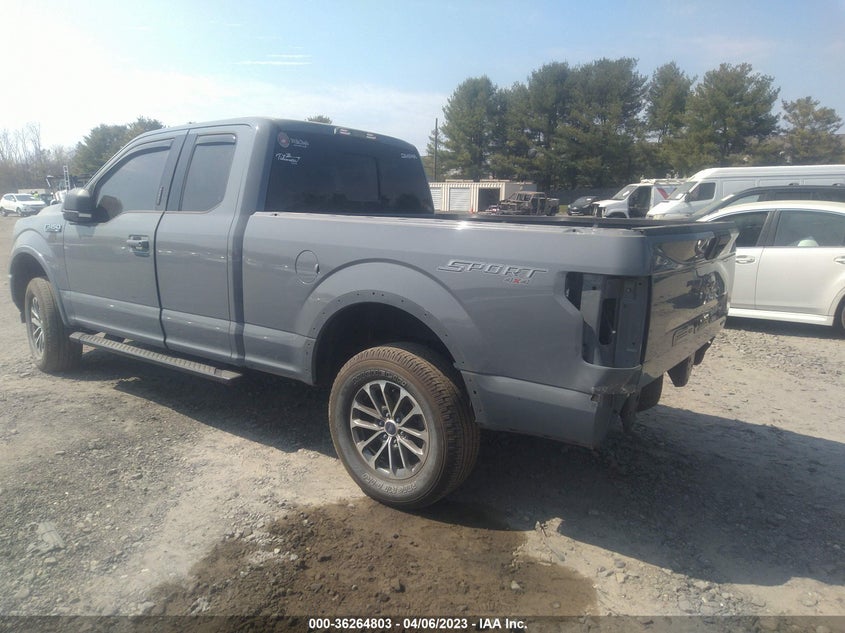 VIN 1FTEX1EPXKKD67637 2019 FORD F-150 XL/XLT/LARIAT