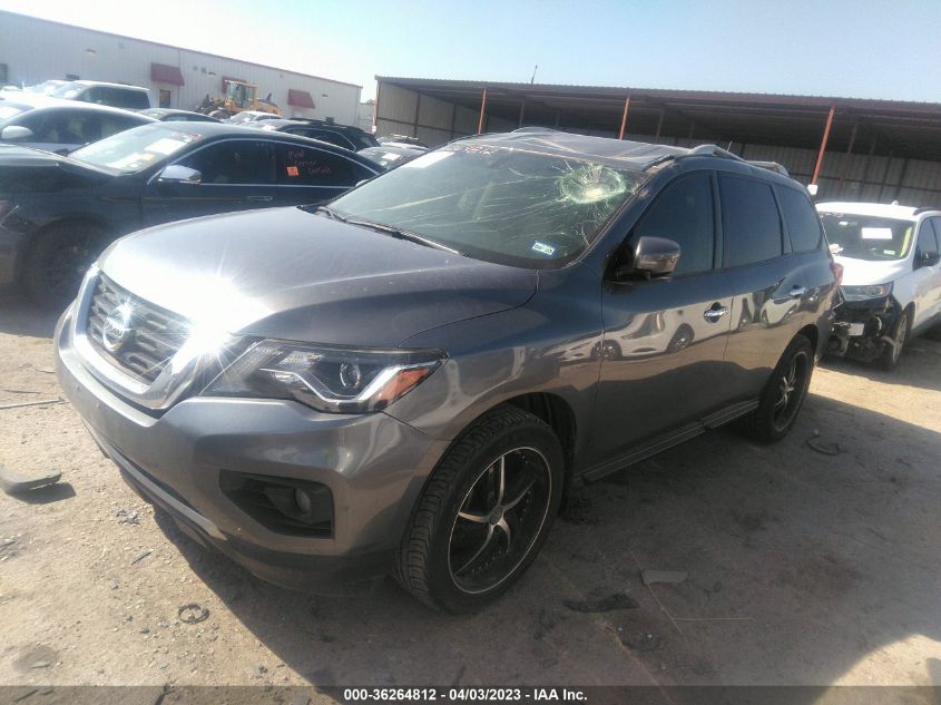 2017 NISSAN PATHFINDER SV - 5N1DR2MN6HC647694