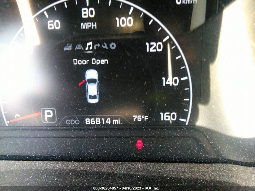 2014 KIA CADENZA LIMITED - KNALN4D71E5144676