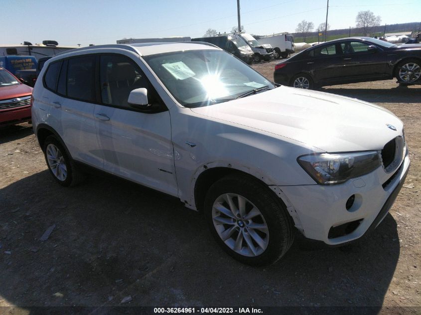 2016 BMW X3 XDRIVE28I - 5UXWX9C5XG0D71891