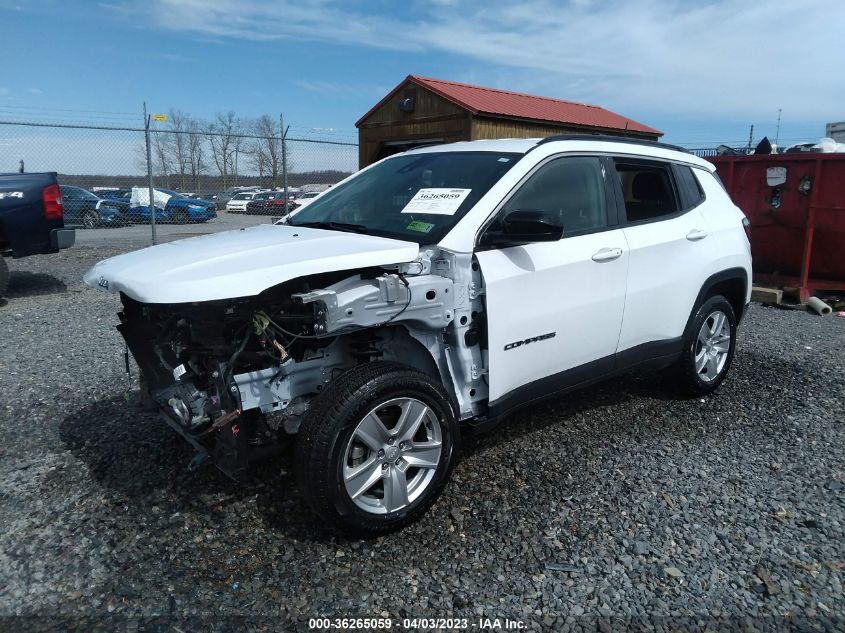 2022 JEEP COMPASS LATITUDE - 3C4NJDBB6NT122932