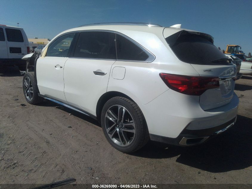 2017 ACURA MDX W/ADVANCE PKG - 5FRYD4H88HB021764