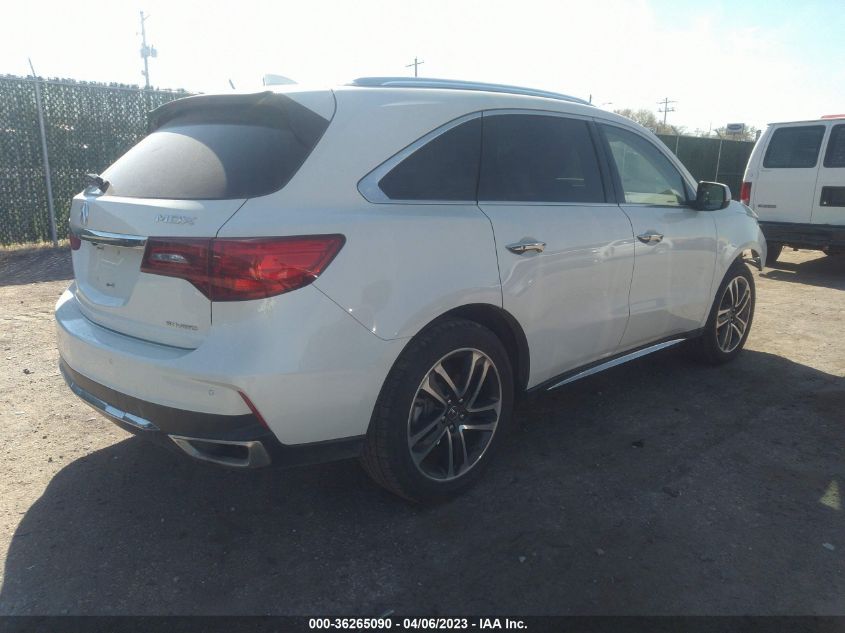 2017 ACURA MDX W/ADVANCE PKG - 5FRYD4H88HB021764