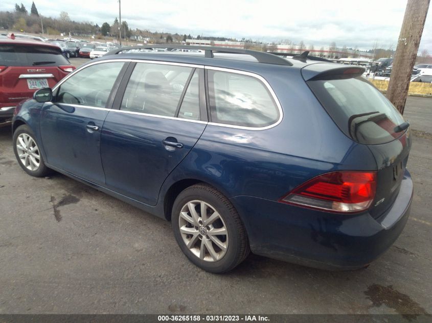 2013 VOLKSWAGEN JETTA SPORTWAGEN SE - 3VWPP7AJ6DM669707