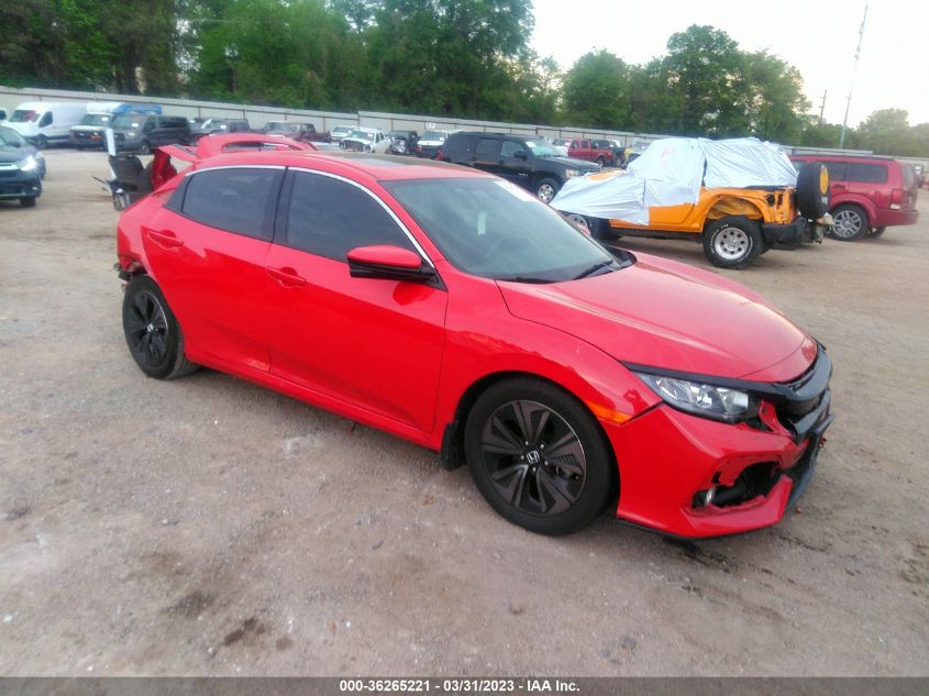 2018 HONDA CIVIC HATCHBACK EX - SHHFK7H52JU203650