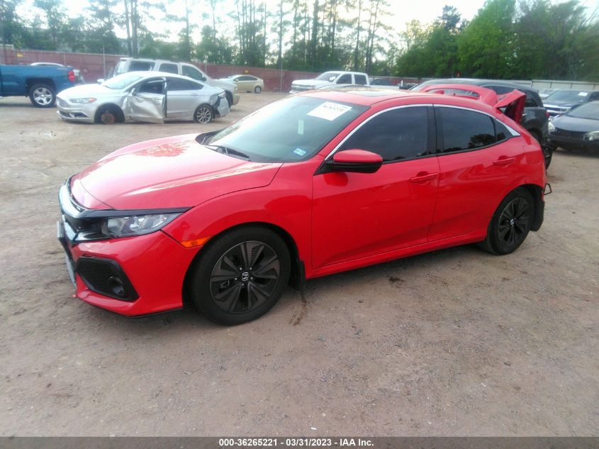 2018 HONDA CIVIC HATCHBACK EX - SHHFK7H52JU203650