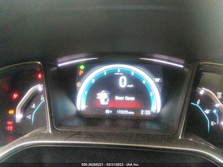 2018 HONDA CIVIC HATCHBACK EX - SHHFK7H52JU203650