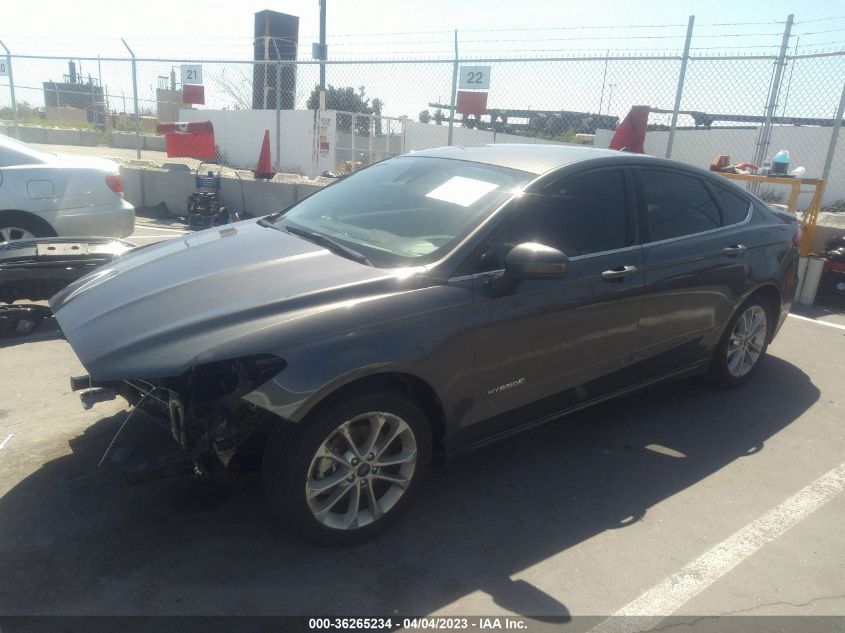 2019 FORD FUSION HYBRID SE 3FA6P0LU2KR208040