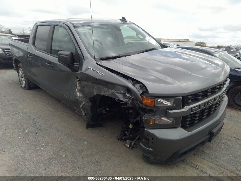 2021 CHEVROLET SILVERADO 1500 CUSTOM - 3GCPWBEK1MG299518