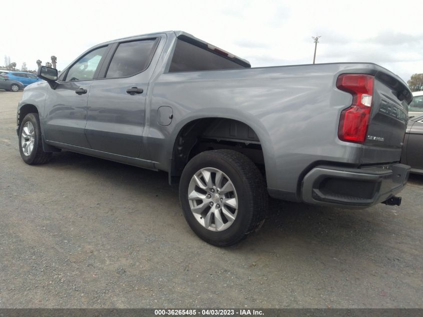 2021 CHEVROLET SILVERADO 1500 CUSTOM - 3GCPWBEK1MG299518