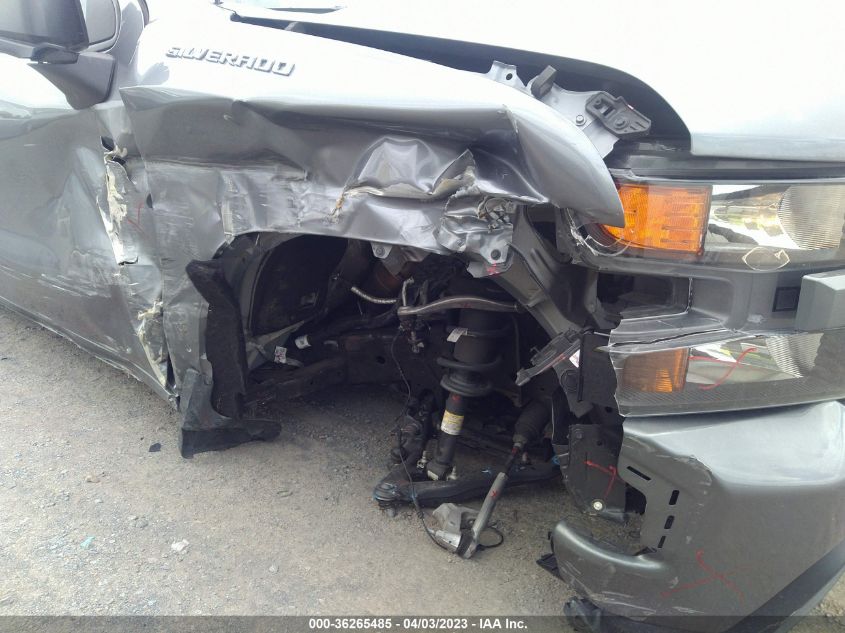 2021 CHEVROLET SILVERADO 1500 CUSTOM - 3GCPWBEK1MG299518