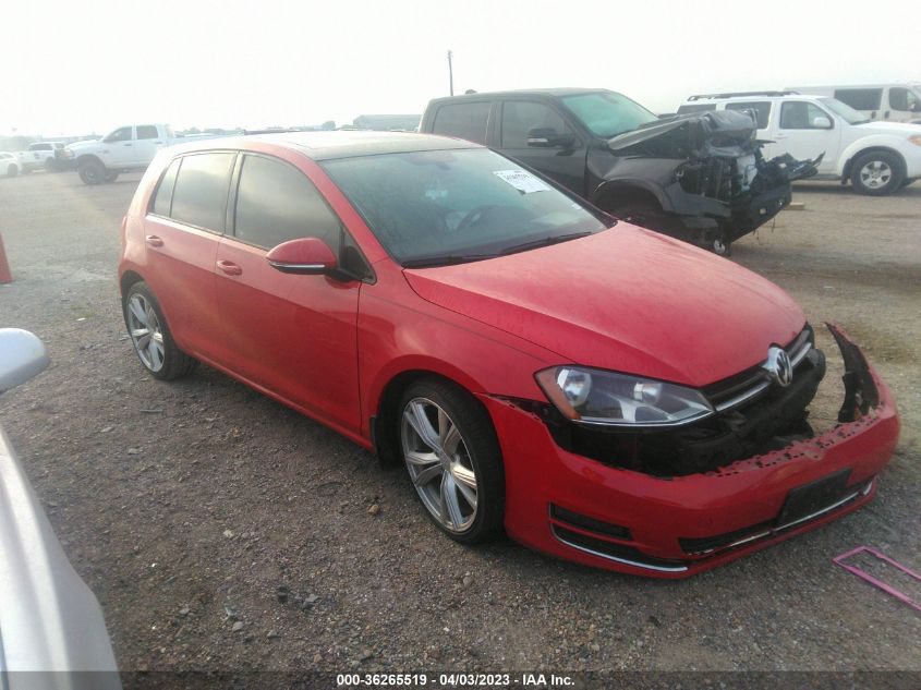 2016 VOLKSWAGEN GOLF TSI SEL - 3VW217AU8GM008206