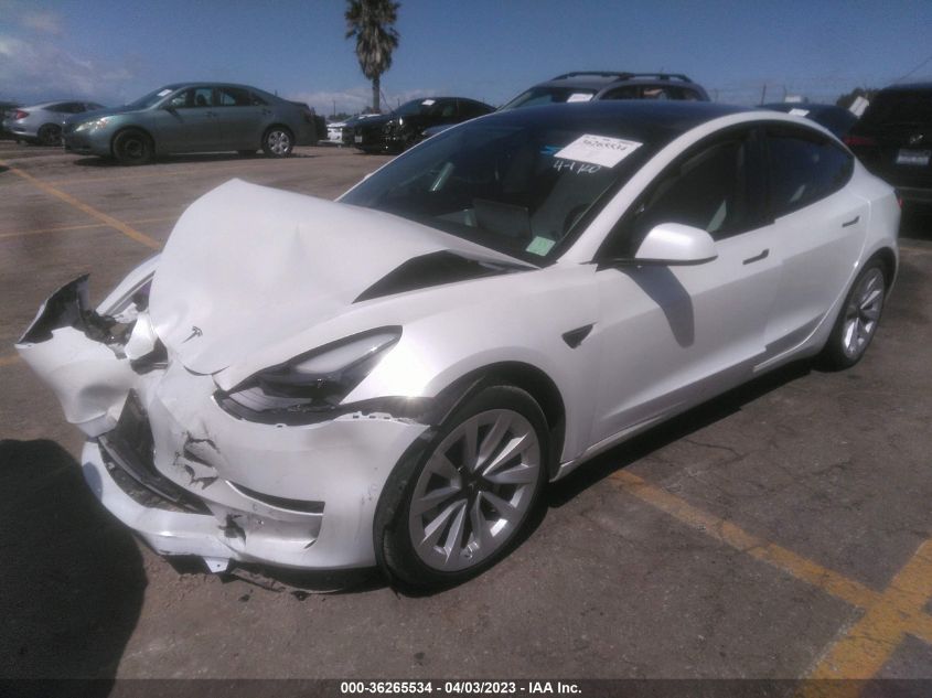 2021 TESLA MODEL 3 STANDARD RANGE PLUS - 5YJ3E1EA6MF927582