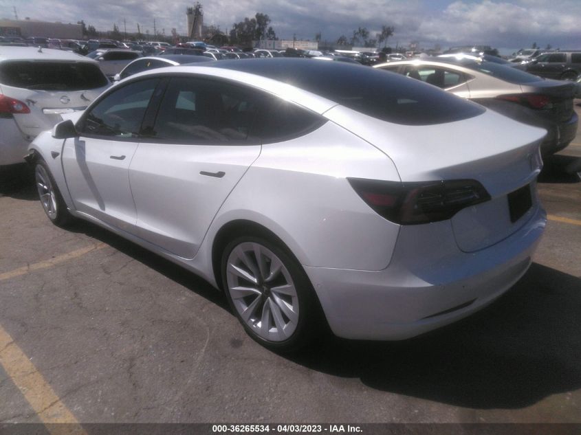 2021 TESLA MODEL 3 STANDARD RANGE PLUS - 5YJ3E1EA6MF927582