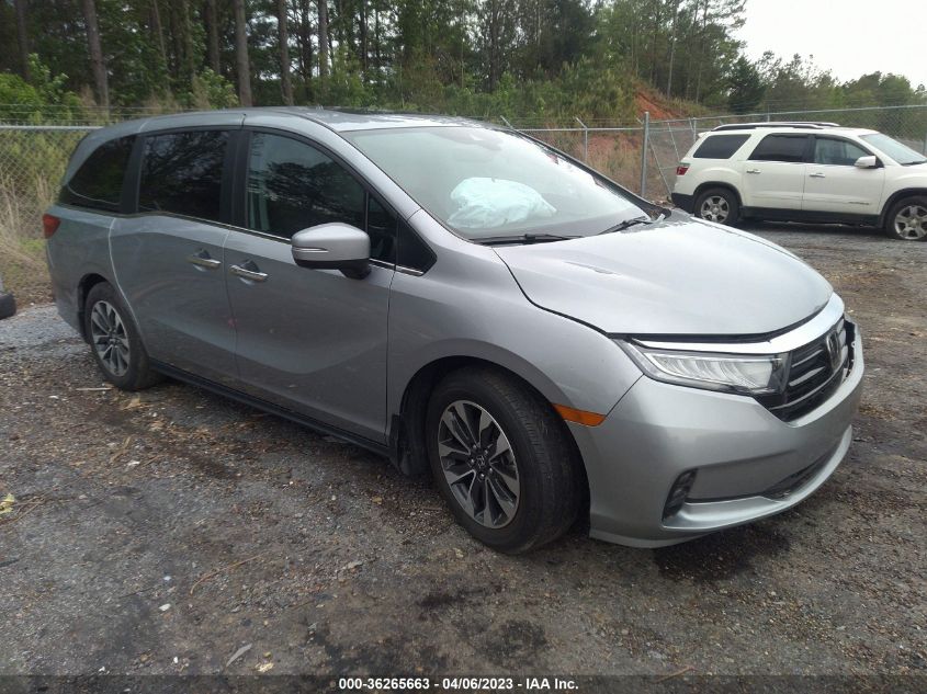 2021 HONDA ODYSSEY EX-L - 5FNRL6H74MB016762
