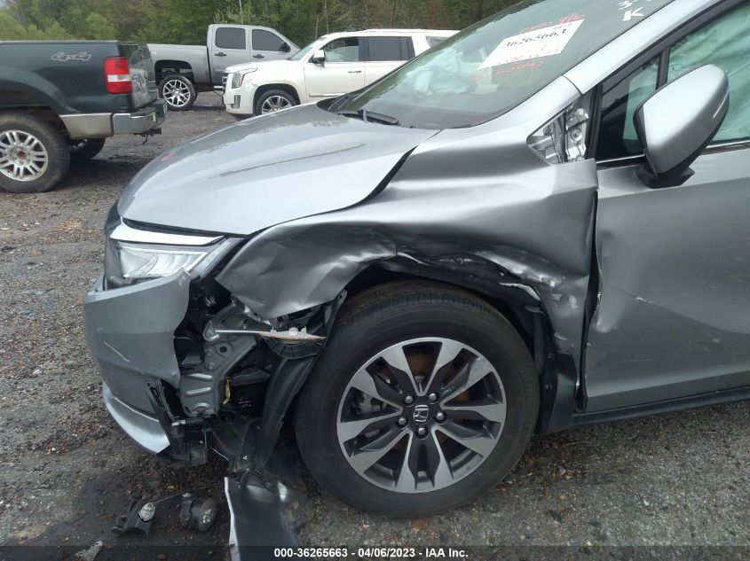 2021 HONDA ODYSSEY EX-L - 5FNRL6H74MB016762