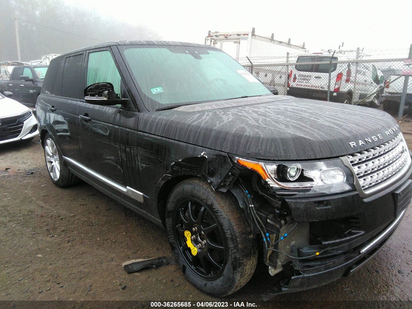 VIN SALGS2FV5HA378739 2017 LAND ROVER RANGE ROVER HSE