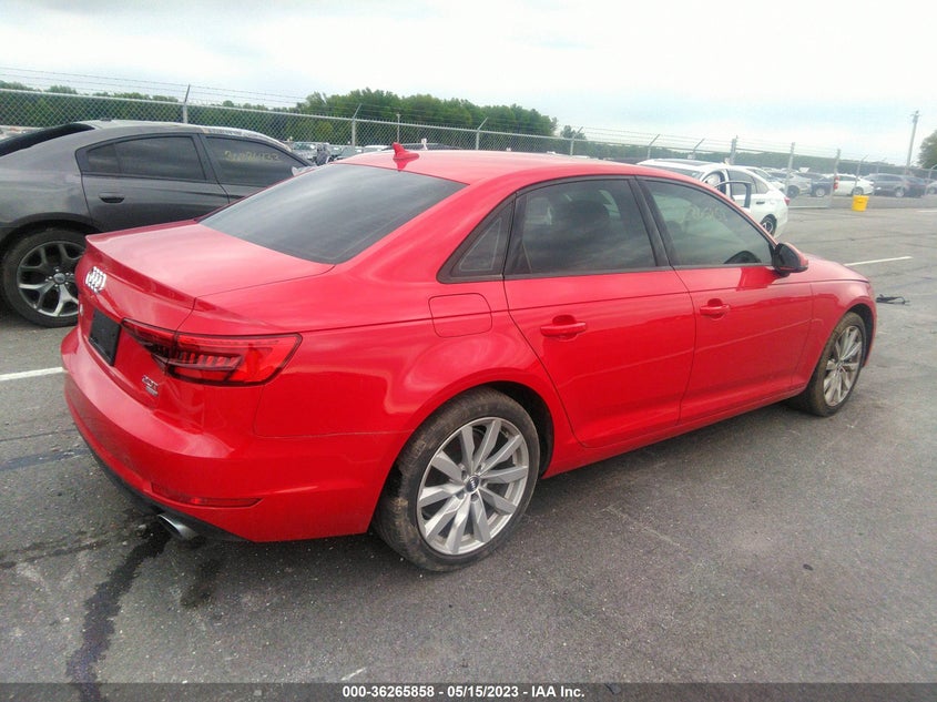 VIN WAUGMAF49HN036641 2017 AUDI A4 ULTRA PREMIUM