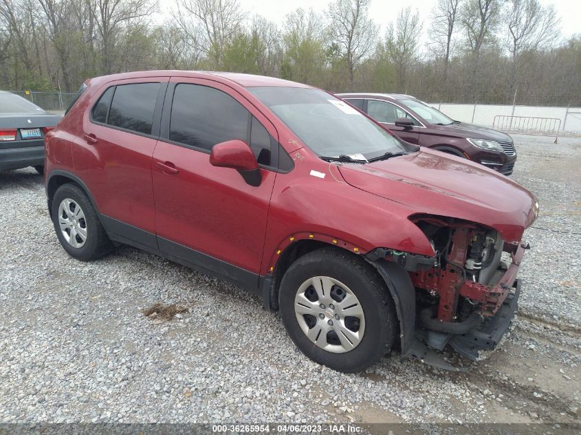 2015 CHEVROLET TRAX LS - KL7CJKSB2FB087141