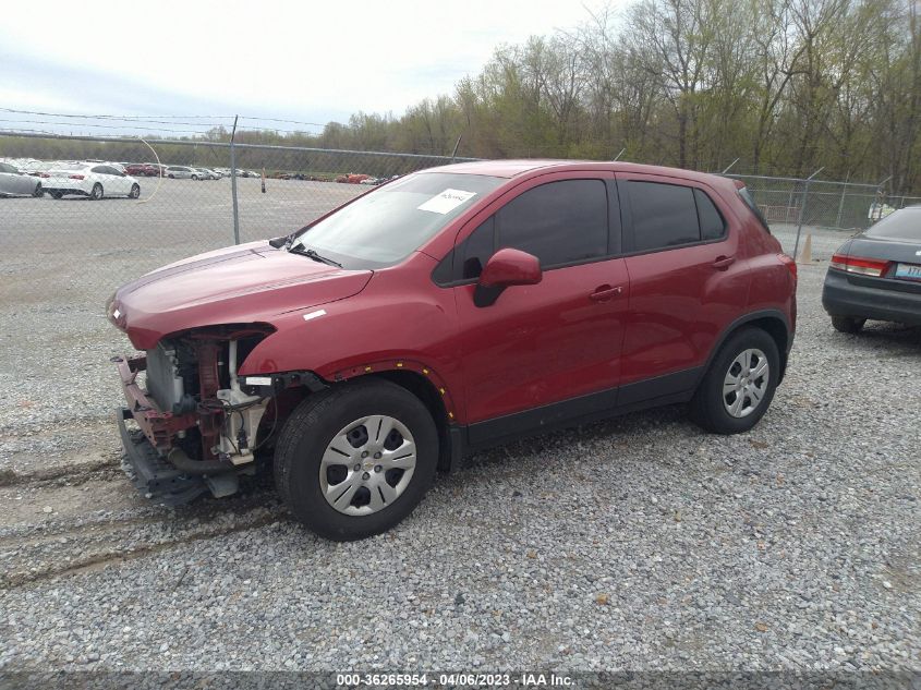2015 CHEVROLET TRAX LS - KL7CJKSB2FB087141